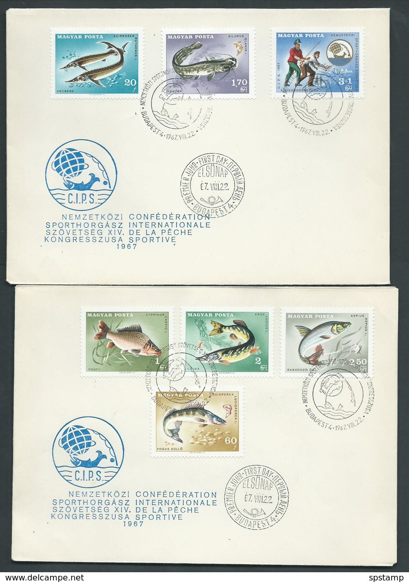 Hungary 1965 - 1967 Collection of 19 FDC mixed clean unaddressed & postally used , incl 1 Imperf issue