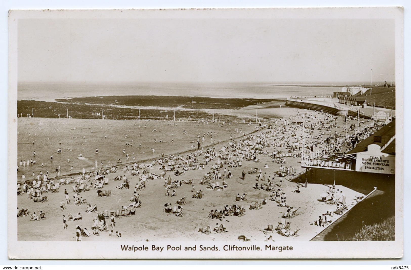 MARGATE : CLIFTONVILLE - WALPOLE BAY POOL AND SANDS - Margate