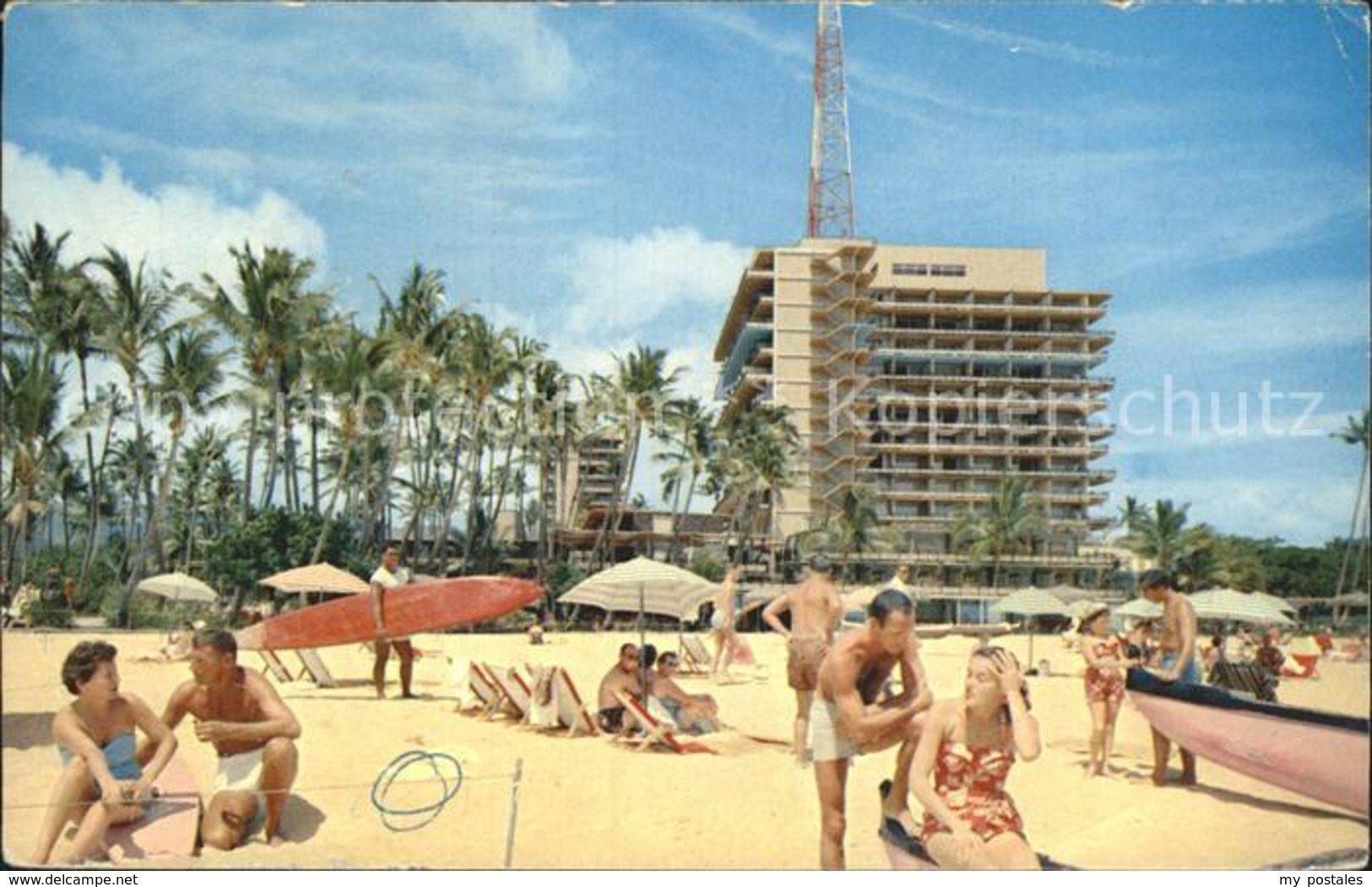 72283288 Waikiki Beach Hilton  Waikiki Honolulu - Autres & Non Classés