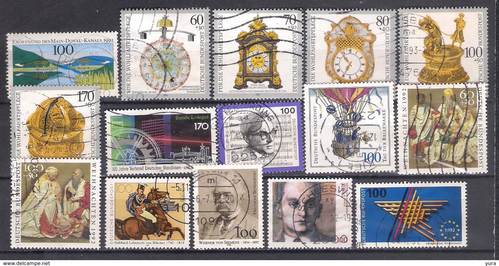 Lot 232A  Federal Republic KleIne Collection 1992, Verschiedene 52 Ohne Dublicate - Collections