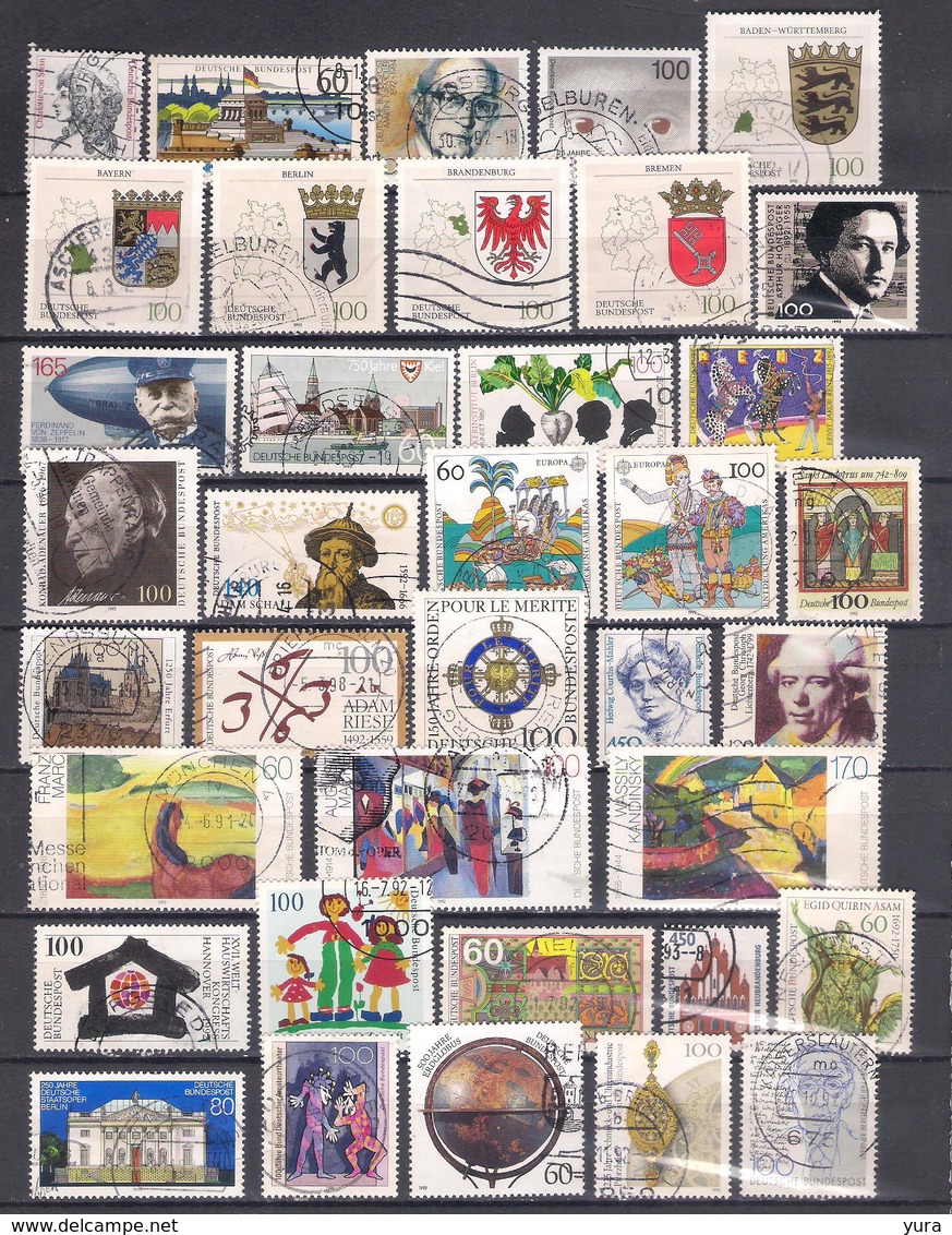 Lot 232B  Federal Republic KleIne Collection 1992, Verschiedene 52 Ohne Dublicate - Sammlungen