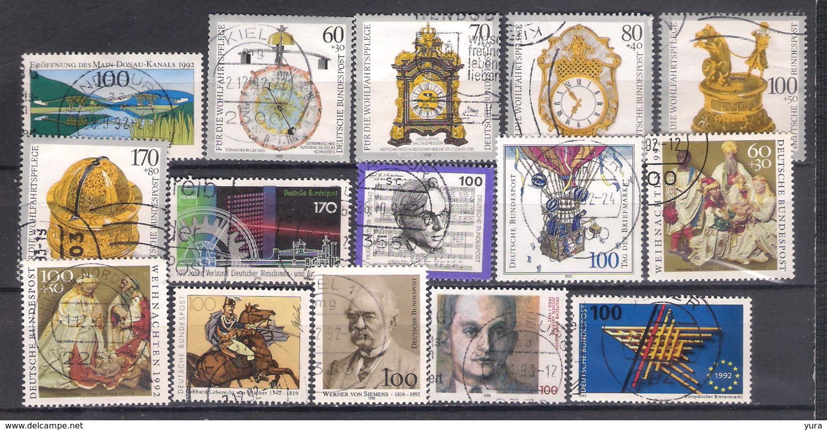 Lot 232C  Federal Republic KleIne Collection 1992, Verschiedene 51 Ohne Dublicate - Used Stamps