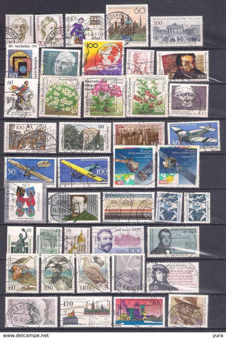 Lot 233A  Federal Republic KleIne Collection 1991, Verschiedene 67  Ohne Dublicate - Used Stamps