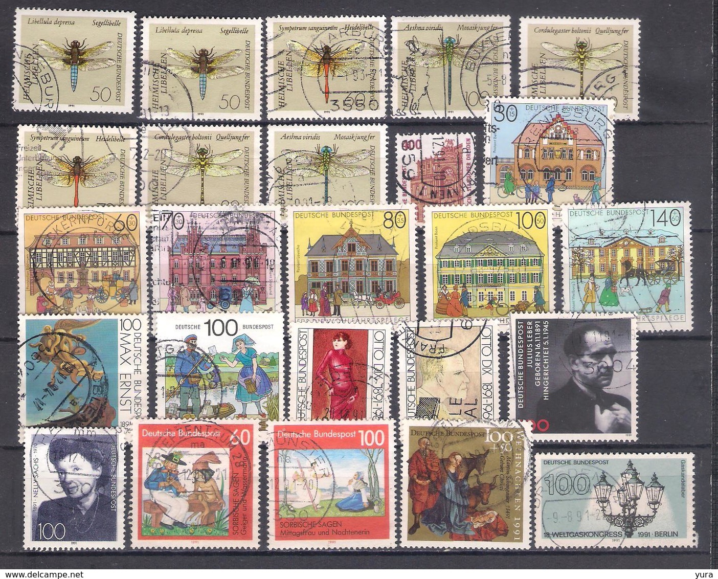 Lot 233A  Federal Republic KleIne Collection 1991, Verschiedene 67  Ohne Dublicate - Usados