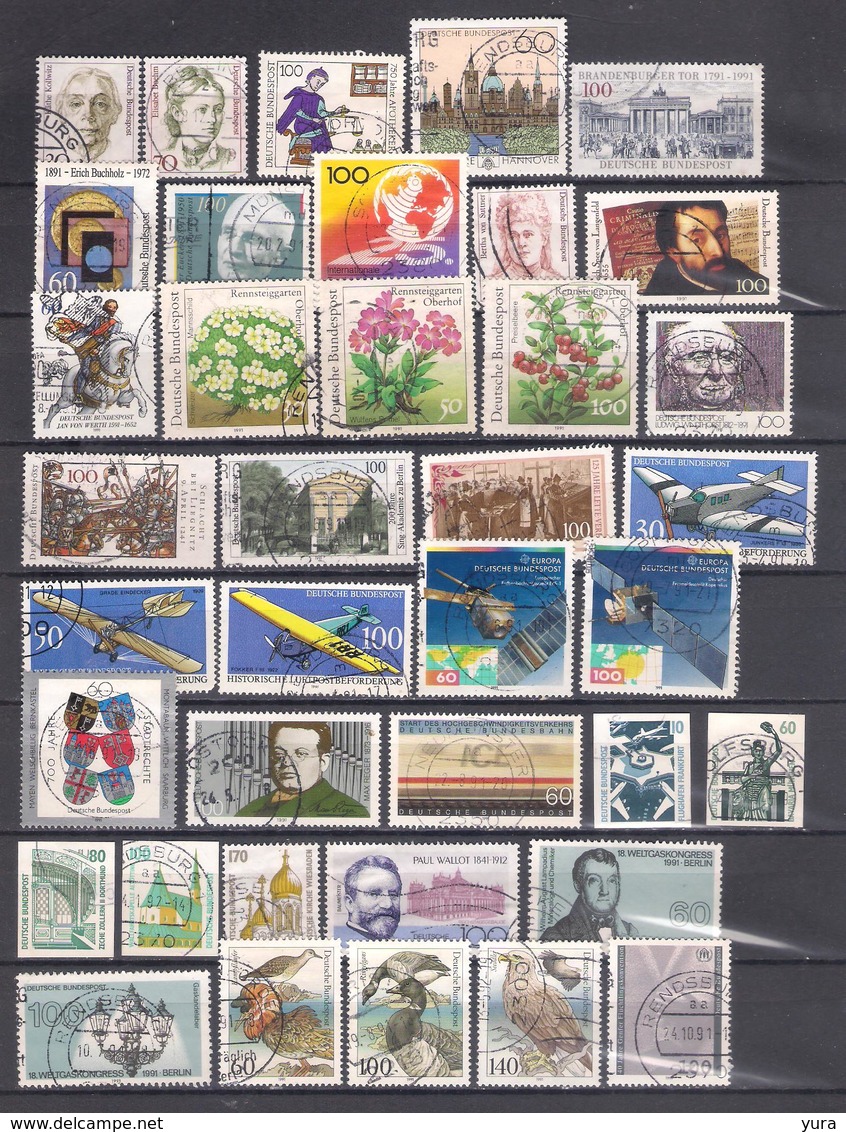 Lot 233B  Federal Republic KleIne Collection 1991, Verschiedene  70  Ohne Dublicate - Colecciones