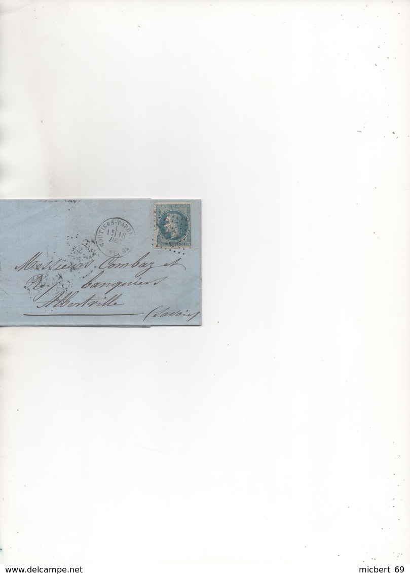 LotAVRIL 50:lettre - 1849-1876: Classic Period