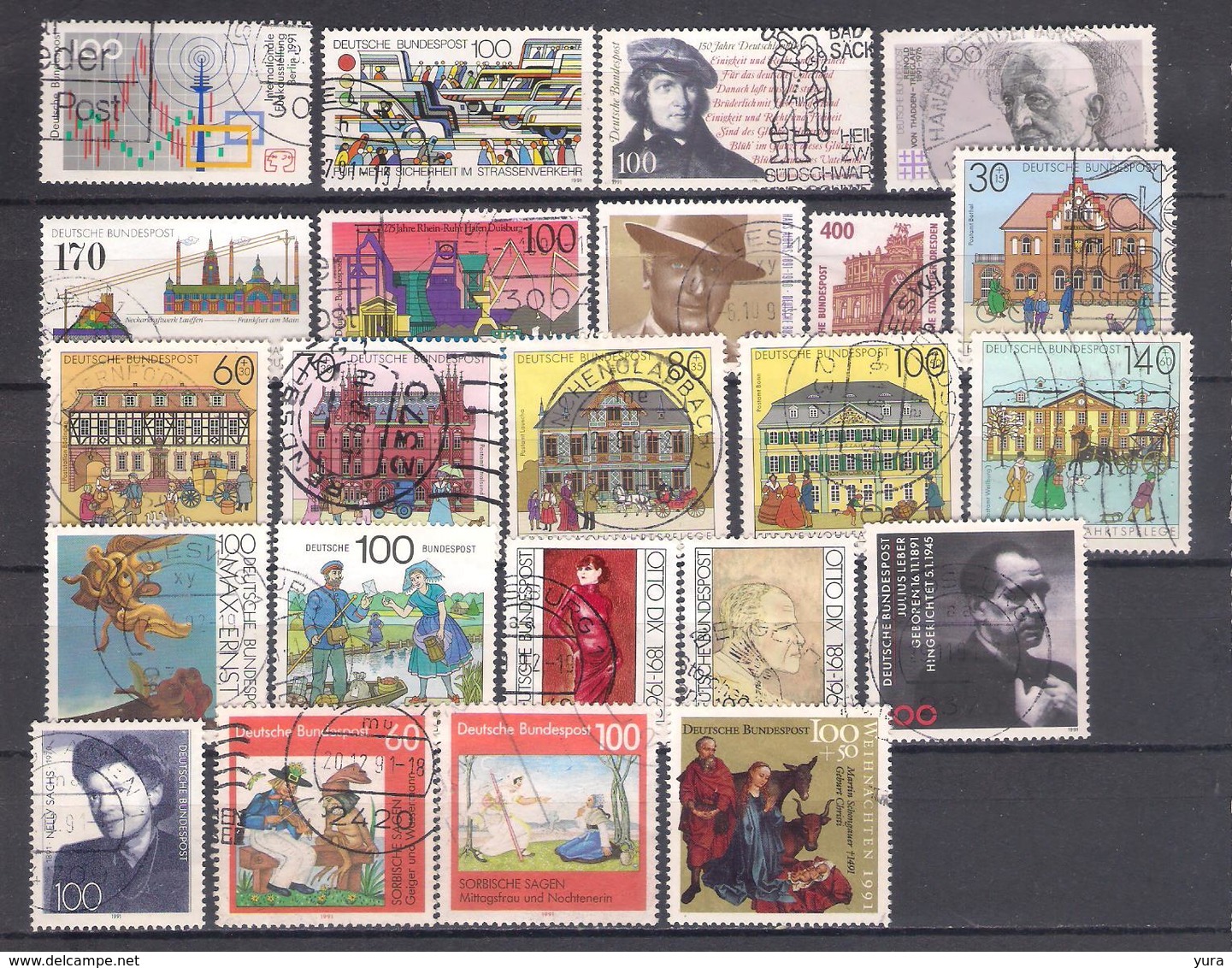 Lot 233C  Federal Republic KleIne Collection 1991, Verschiedene  62  Ohne Dublicate - Collections