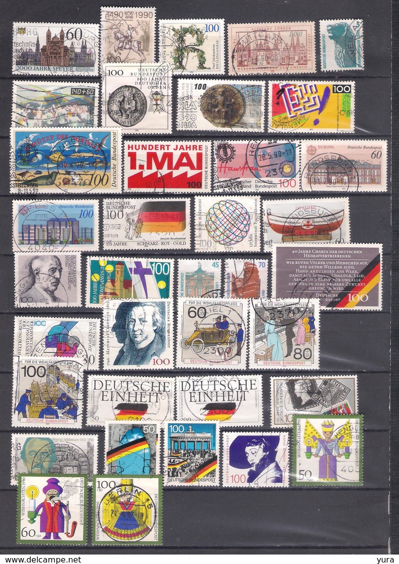 Lot 234C  Federal Republic KleIne Collection 1990, Verschiedene  37  Ohne Dublicate - Colecciones