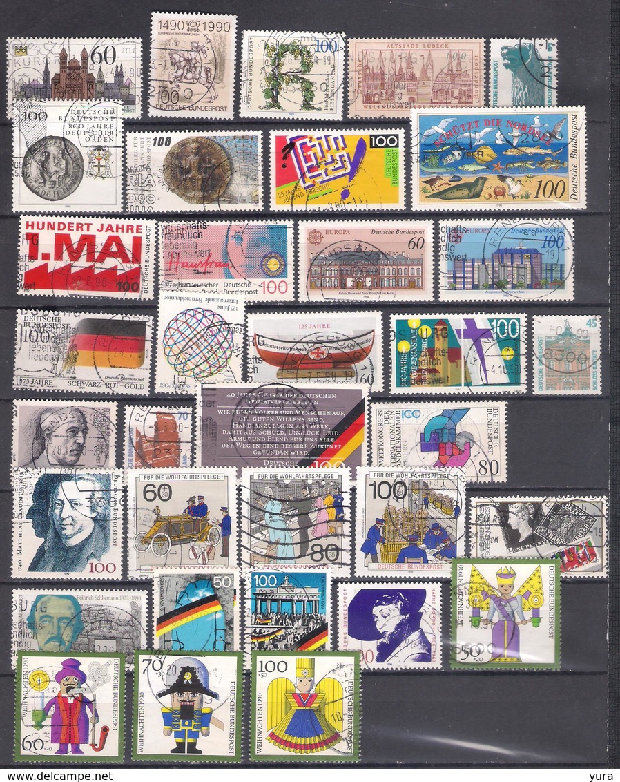 Lot 234B  Federal Republic KleIne Collection 1990, Verschiedene  35  Ohne Dublicate - Gebraucht