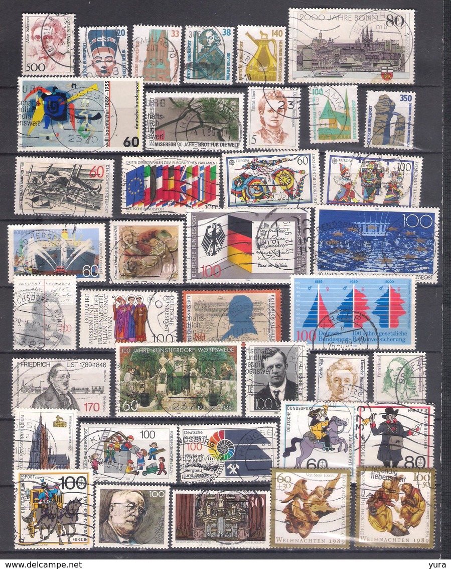 Lot 235A  Federal Republic KleIne Collection 1989, Verschiedene  38  Ohne Dublicate - Gebraucht