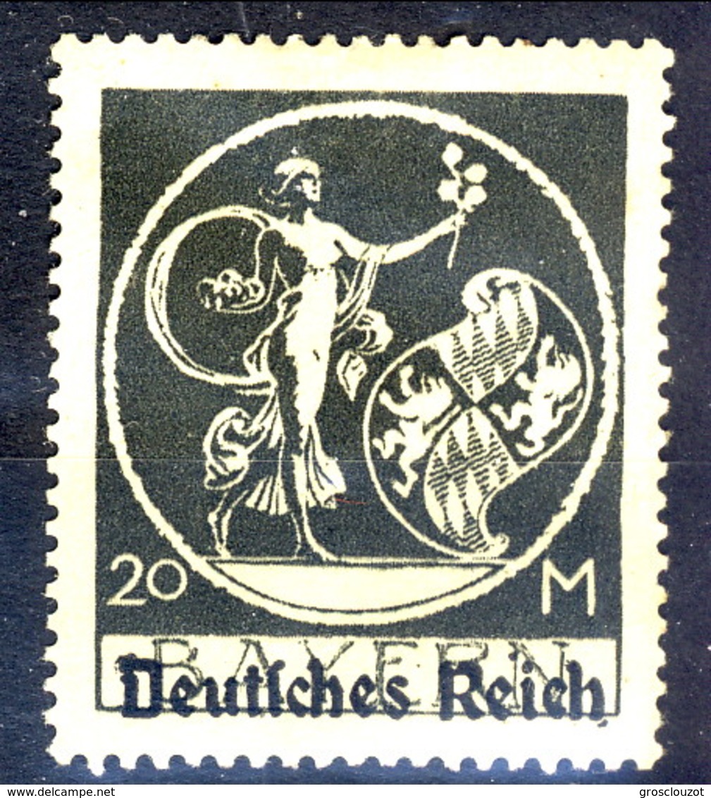 Germania Reich 1920 UN Serie N. 736C M Cat. € 16 - Nuovi