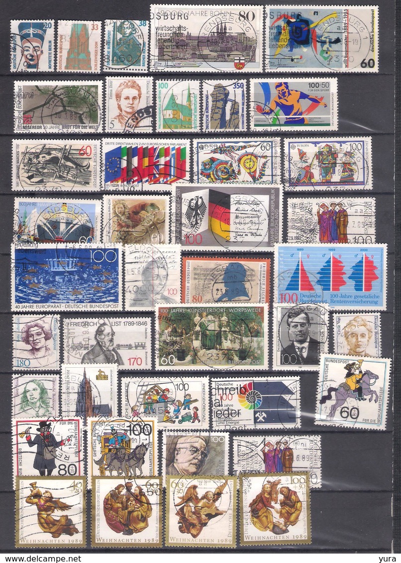 Lot 235C  Federal Republic KleIne Collection 1989, Verschiedene  40  Ohne Dublicate - Collezioni