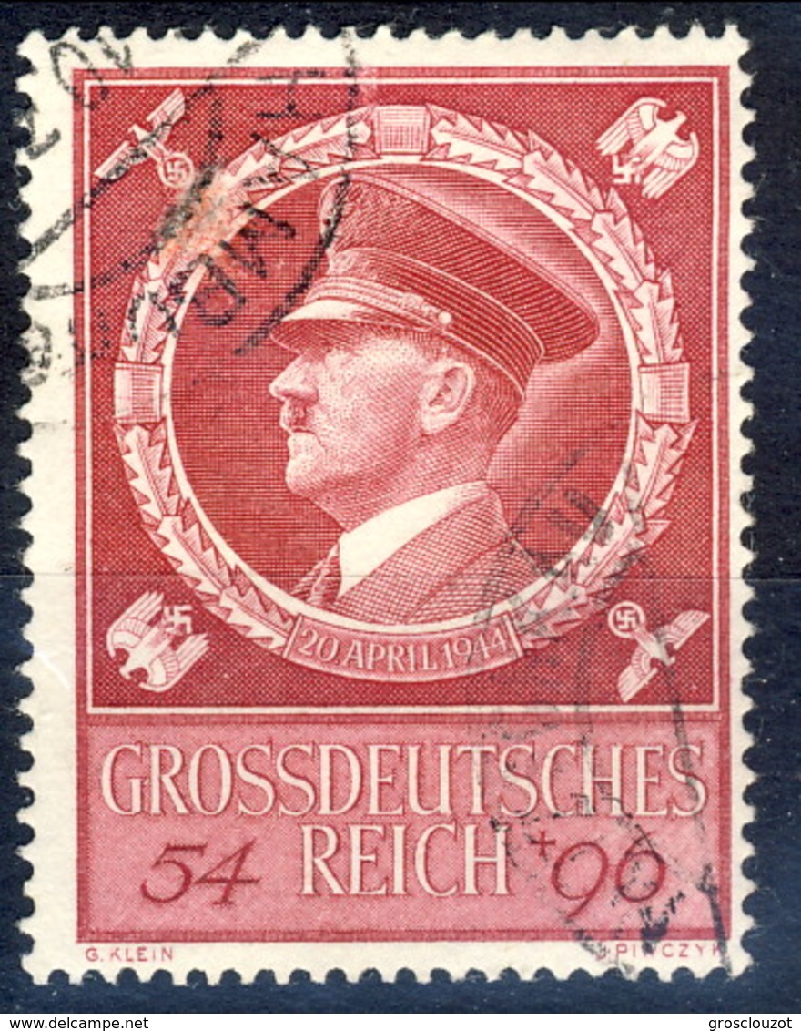 Germania Terzo Reich 1944 UN Serie N. 813 Usato Cat. € 4 - Gebraucht