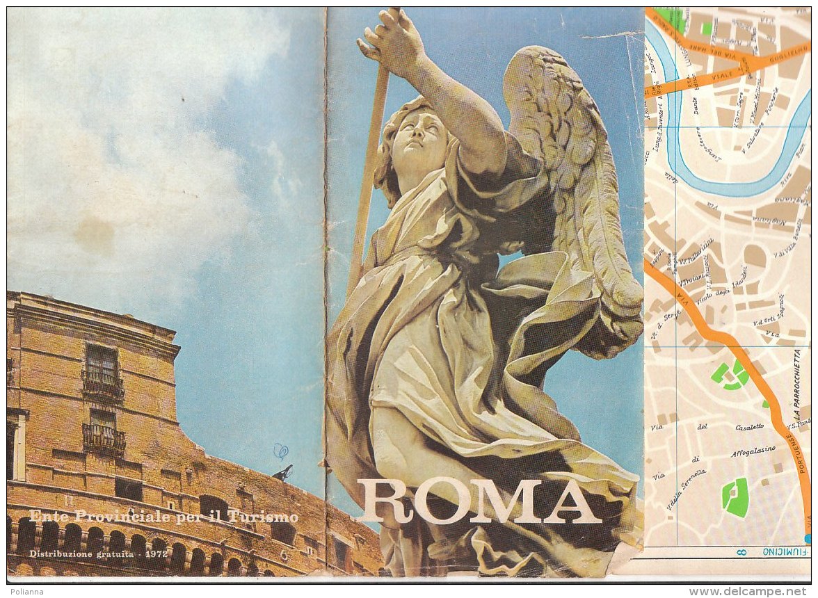 B1932 -  CARTINA MAPPA CITTA' DI ROMA EPT 1972 - Carte Topografiche