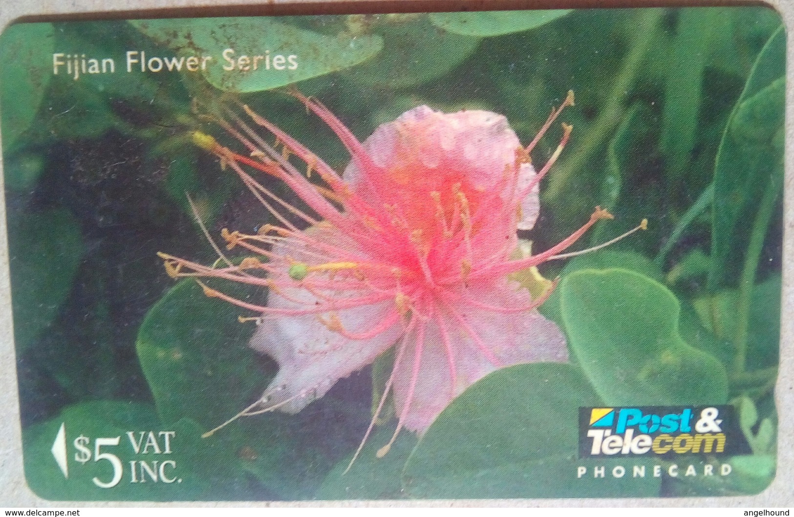 12FJC Flower Series $5 - Fiji