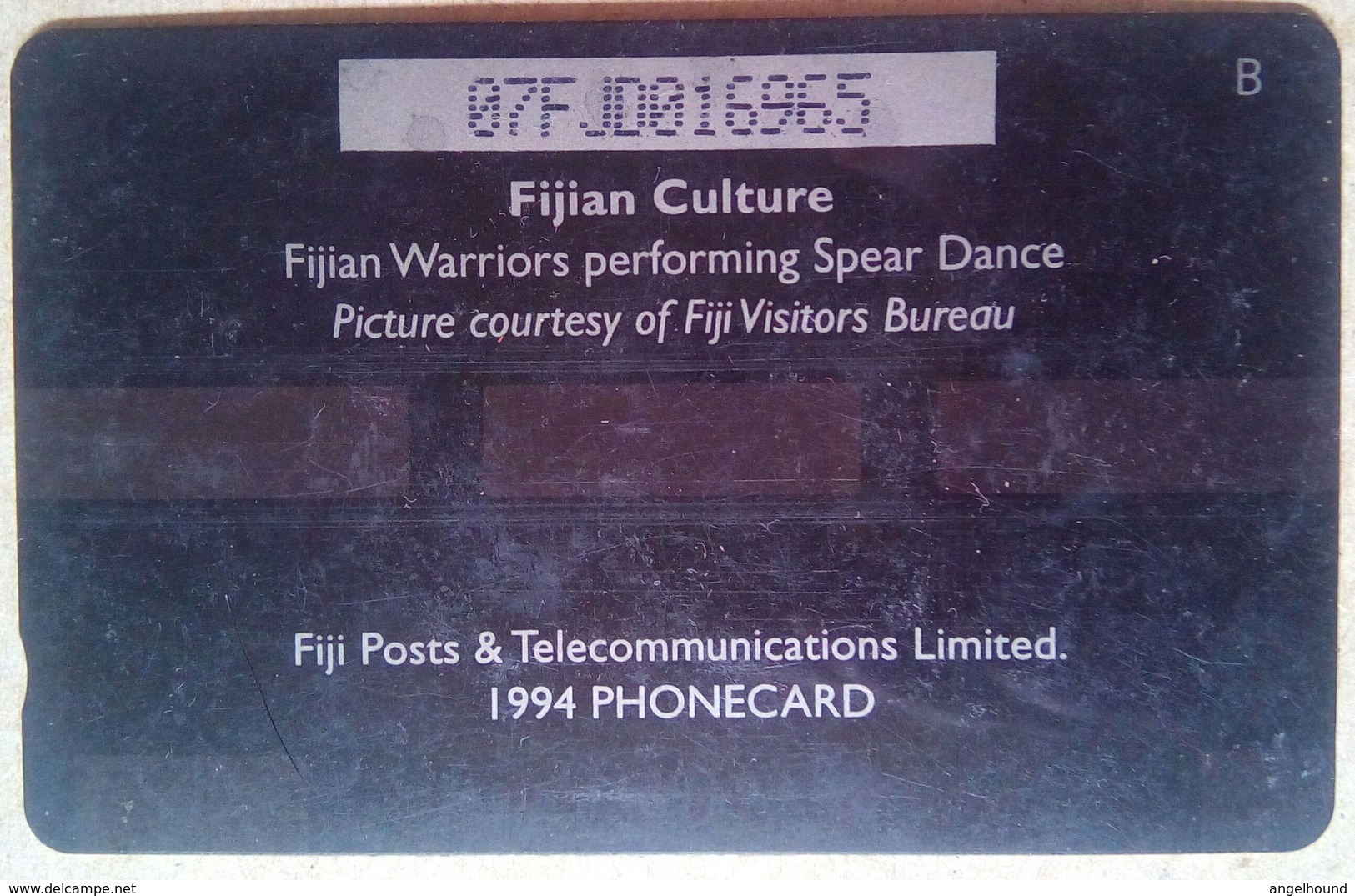 07FJD Fijian Culture $10 With Slash Control Number - Fidschi