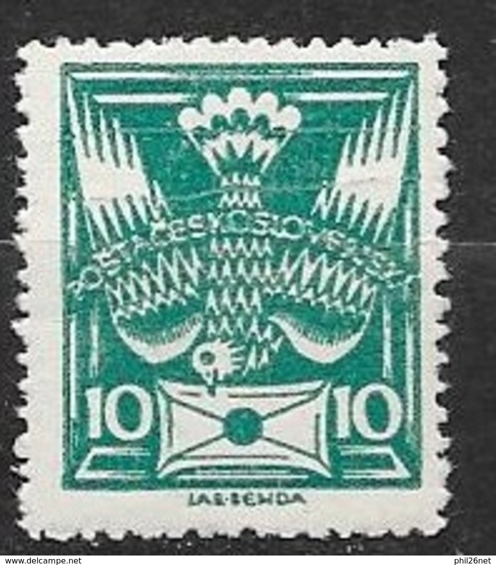 Tchécoslovaquie N° 157   Variété Impression Recto Verso   Neuf  *  *   TB = MNH  VF    ..... - Varietà & Curiosità