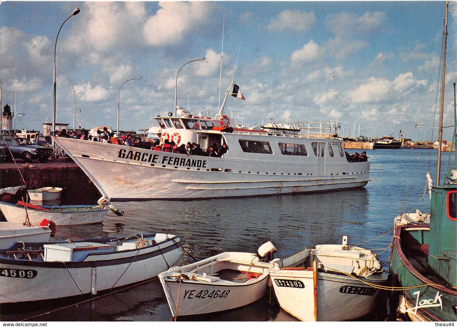 ¤¤   -  ILE D'YEU   -  Le Bateau " GARCIE-FERRANDE " à PORT-JOINVILLE   -  ¤¤ - Ile D'Yeu