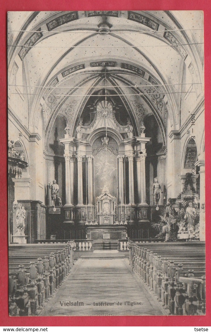 Vielsalm - Intérieur De L'Eglise - 1906 ( Voir Verso ) - Vielsalm