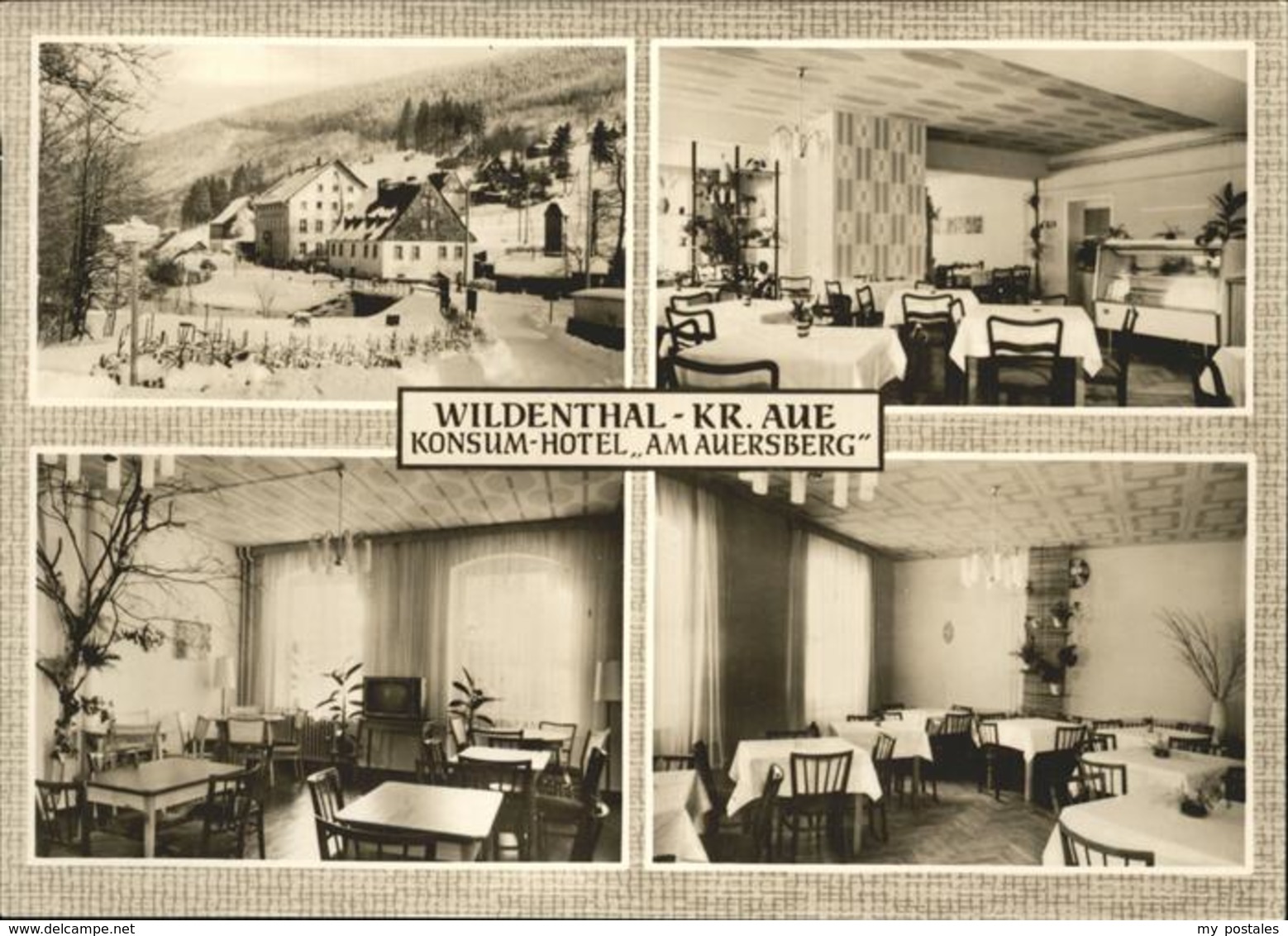 41258625 Wildenthal Eibenstock Konsum Hotel Am Auersberg Wildenthal - Eibenstock