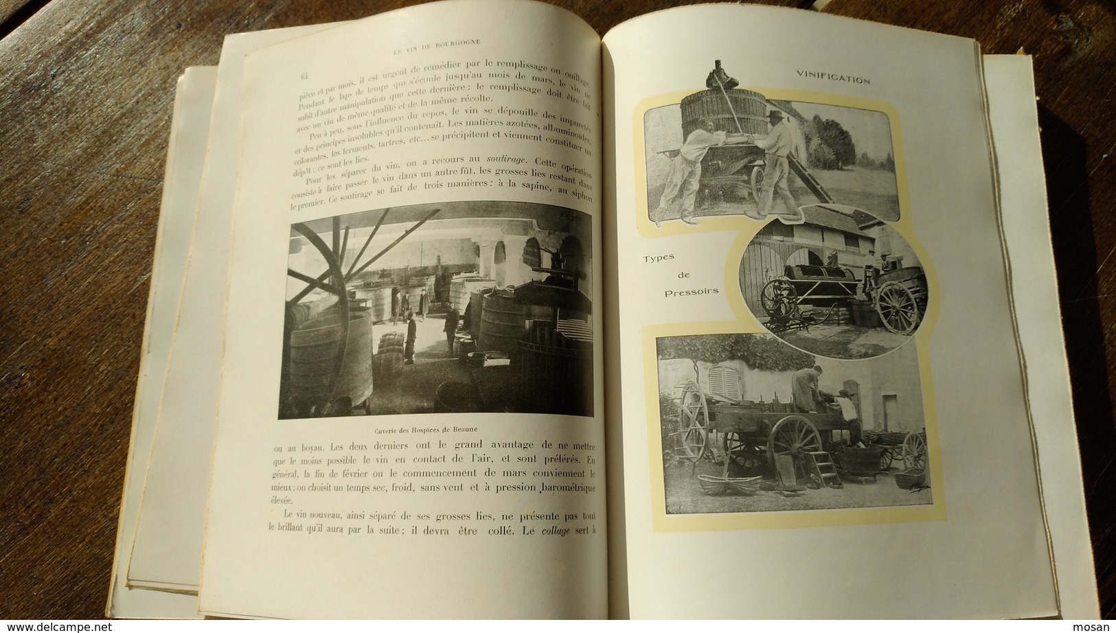 Le vin de Bourgogne. La Côte d'Or. Camille Rodier. Edition 1920. L. Damidot, Editeur. Dijon.