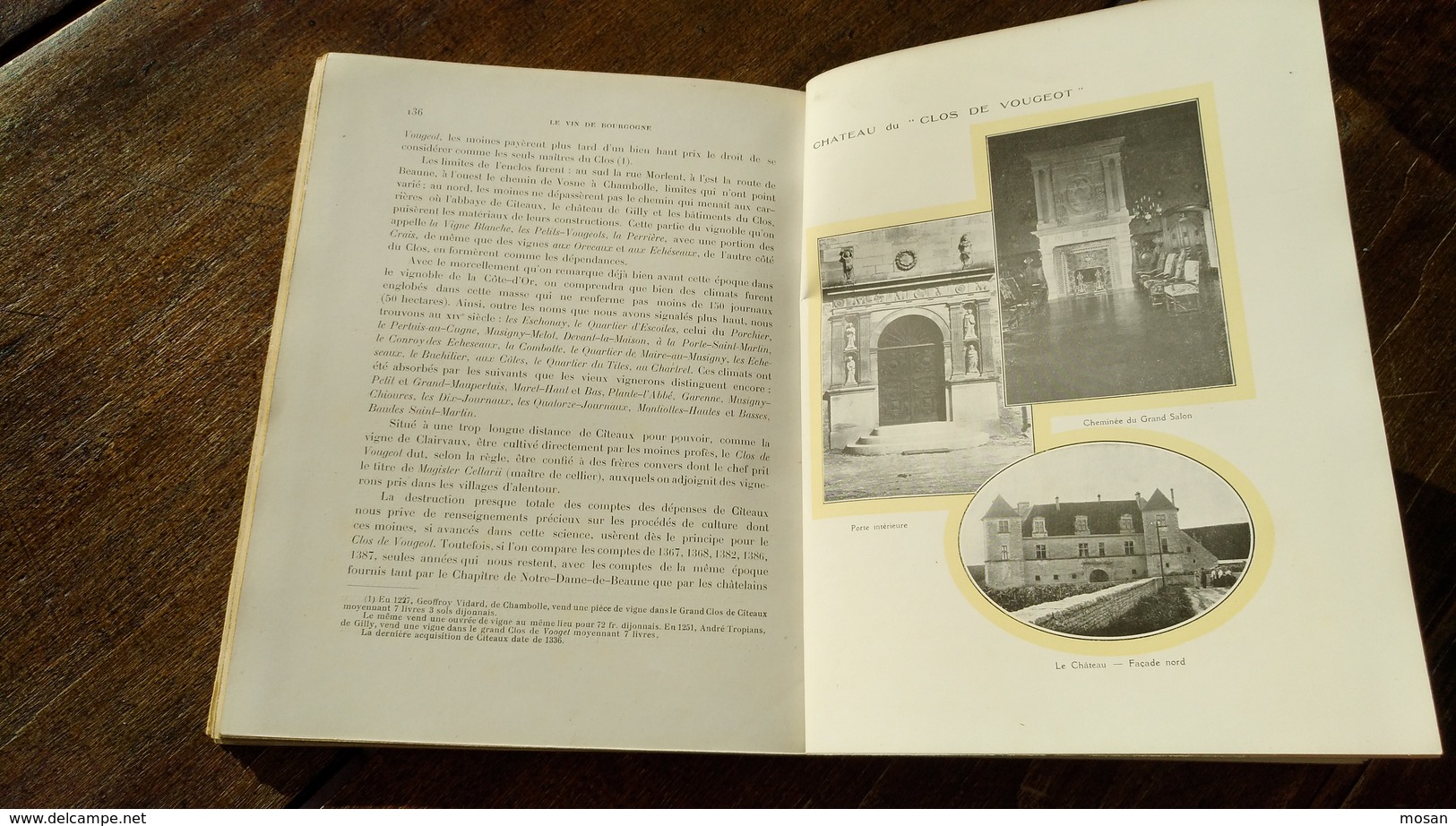 Le vin de Bourgogne. La Côte d'Or. Camille Rodier. Edition 1920. L. Damidot, Editeur. Dijon.