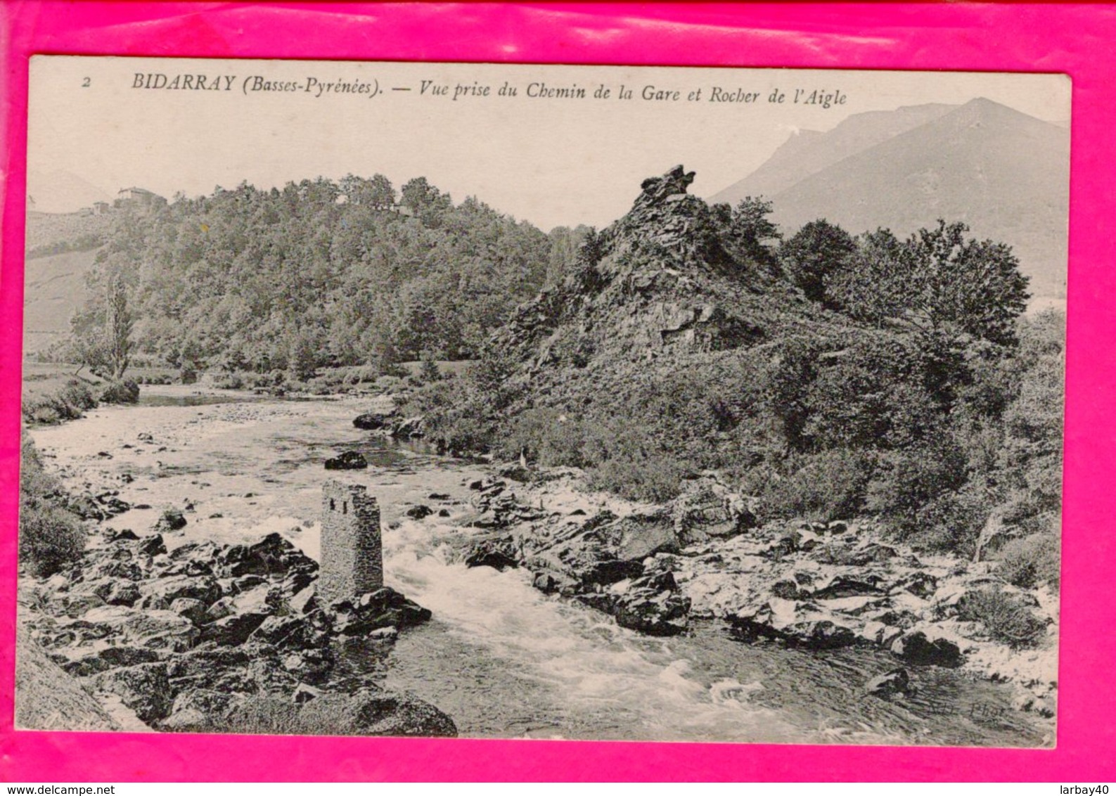 Cpa  Carte Postale Ancienne  - Bidarray Vue Prise Du Chemin De La Gare - Bidarray