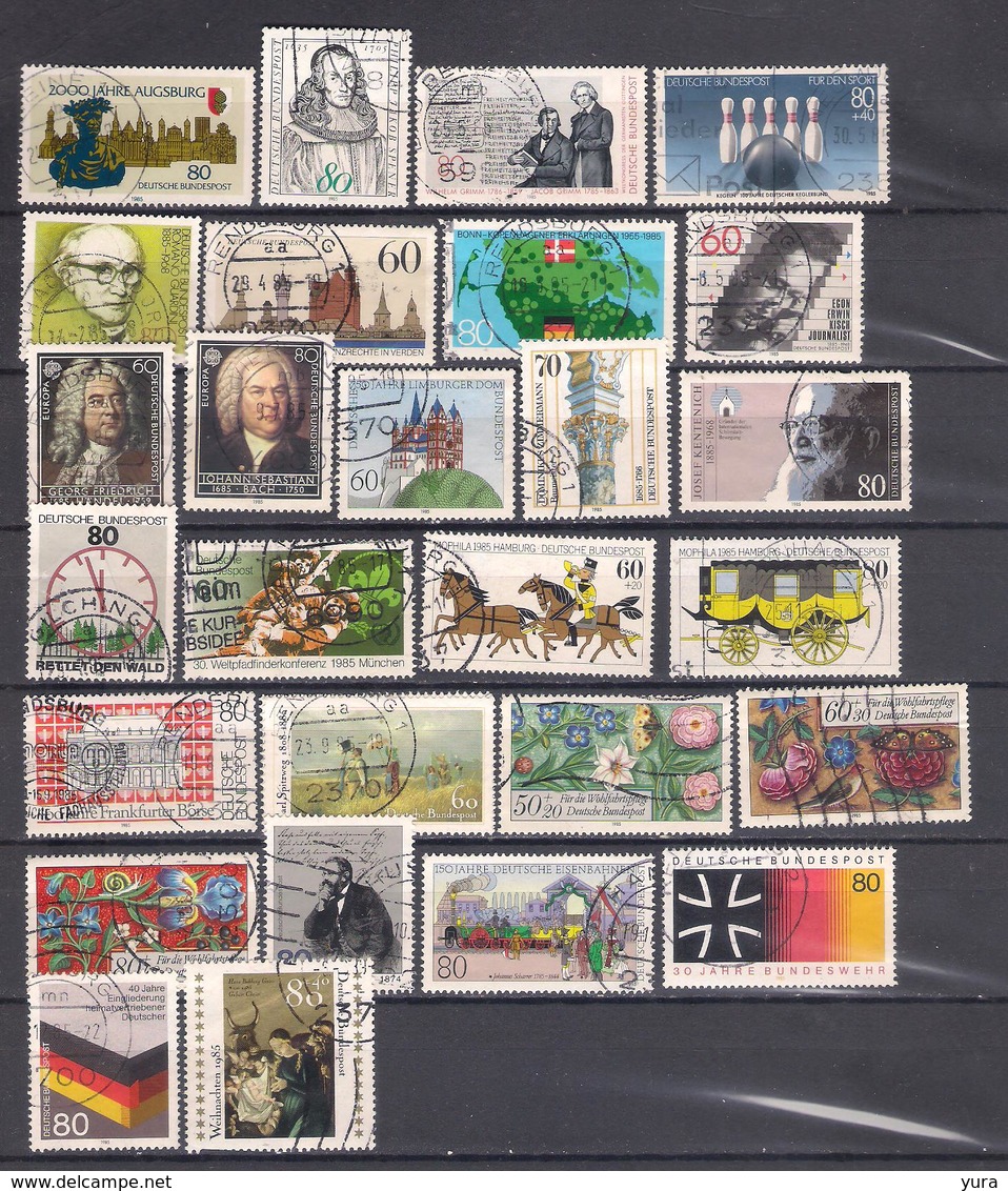 Lot 239B  Federal Republic KleIne Collection 1985, Verschiedene  27 Ohne Dublicate - Oblitérés