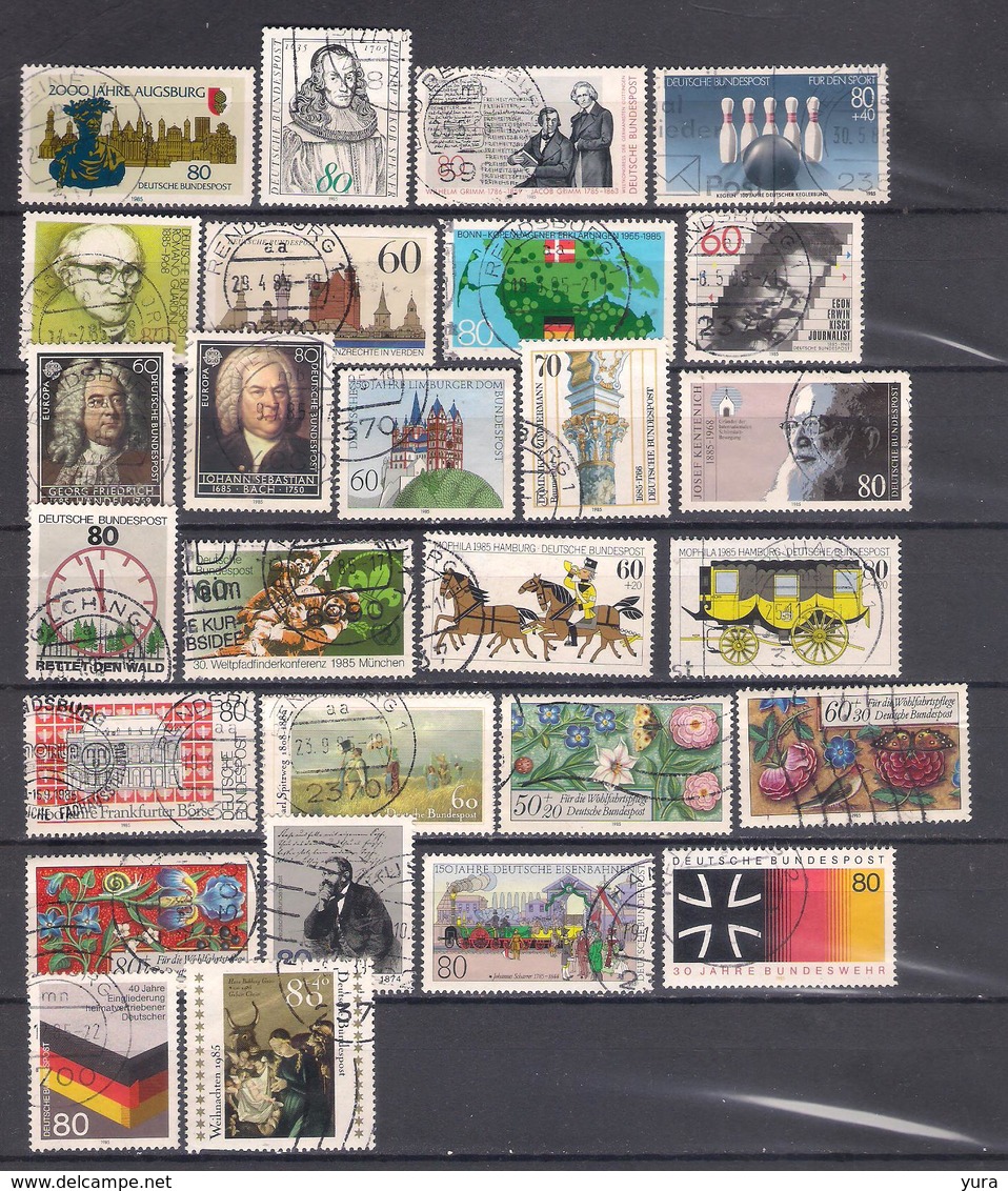 Lot 239B  Federal Republic KleIne Collection 1985, Verschiedene  27 Ohne Dublicate - Used Stamps