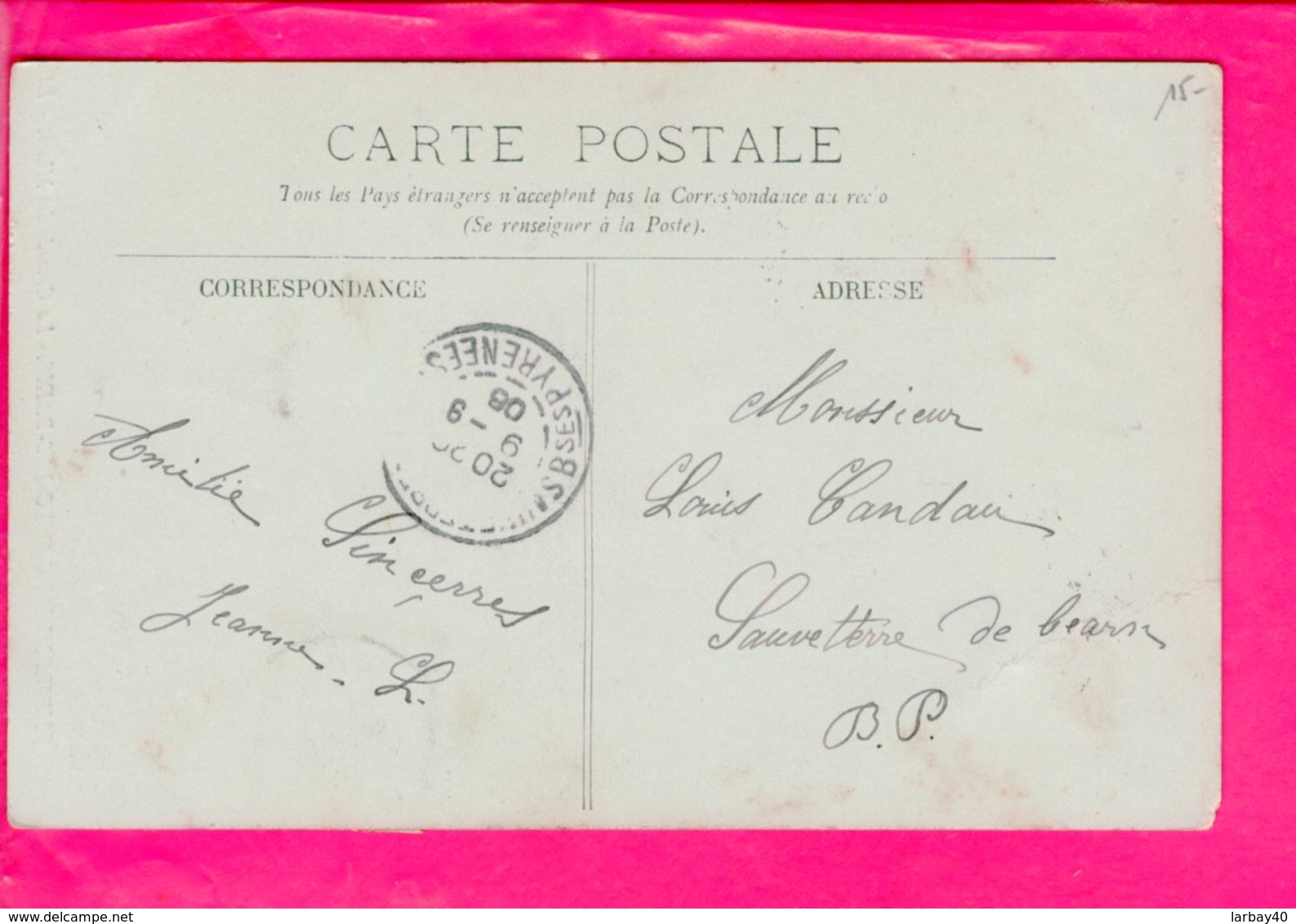 Cpa  Carte Postale Ancienne  - Cambo Cascade Des Mines - Cambo-les-Bains
