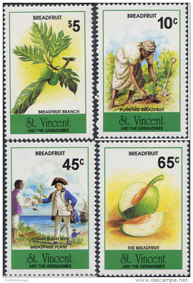 Ref. 187528 * NEW *  - ST. VINCENT . 1995. BICENTENARIO DE LA INTRODUCCION DEL ARBOL DEL PAN - St.Vincent (1979-...)