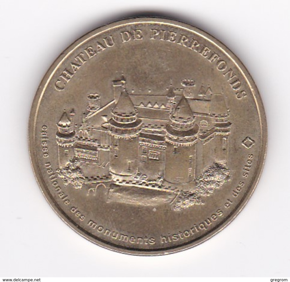 MDP Monnaie De Paris Chateau De Pierrefonds N°1 60PIE1/98 1998  Jeton Médaille - Non-datés