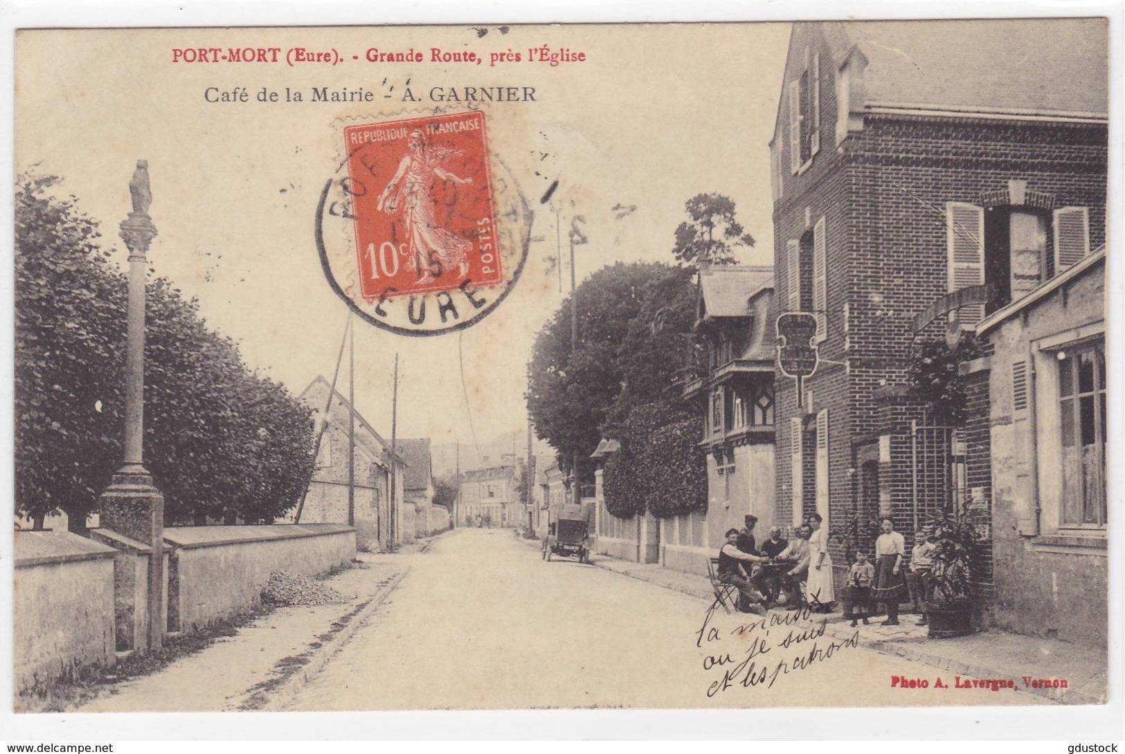 Eure - Port-Mort - Grande Route, Près L'église - Café De La Mairie - A. Garnier - Sonstige & Ohne Zuordnung