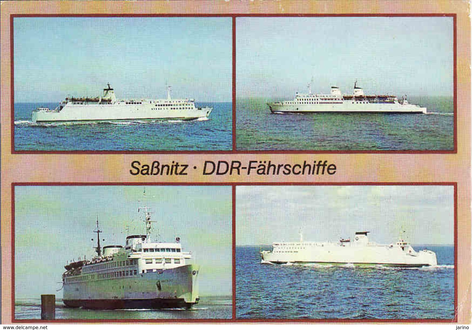 Mecklenburg West Pomerania, Sassnitz - Rugen, Fährschiffe Rostock,... Ship, Gebraucht 1986 - Sassnitz