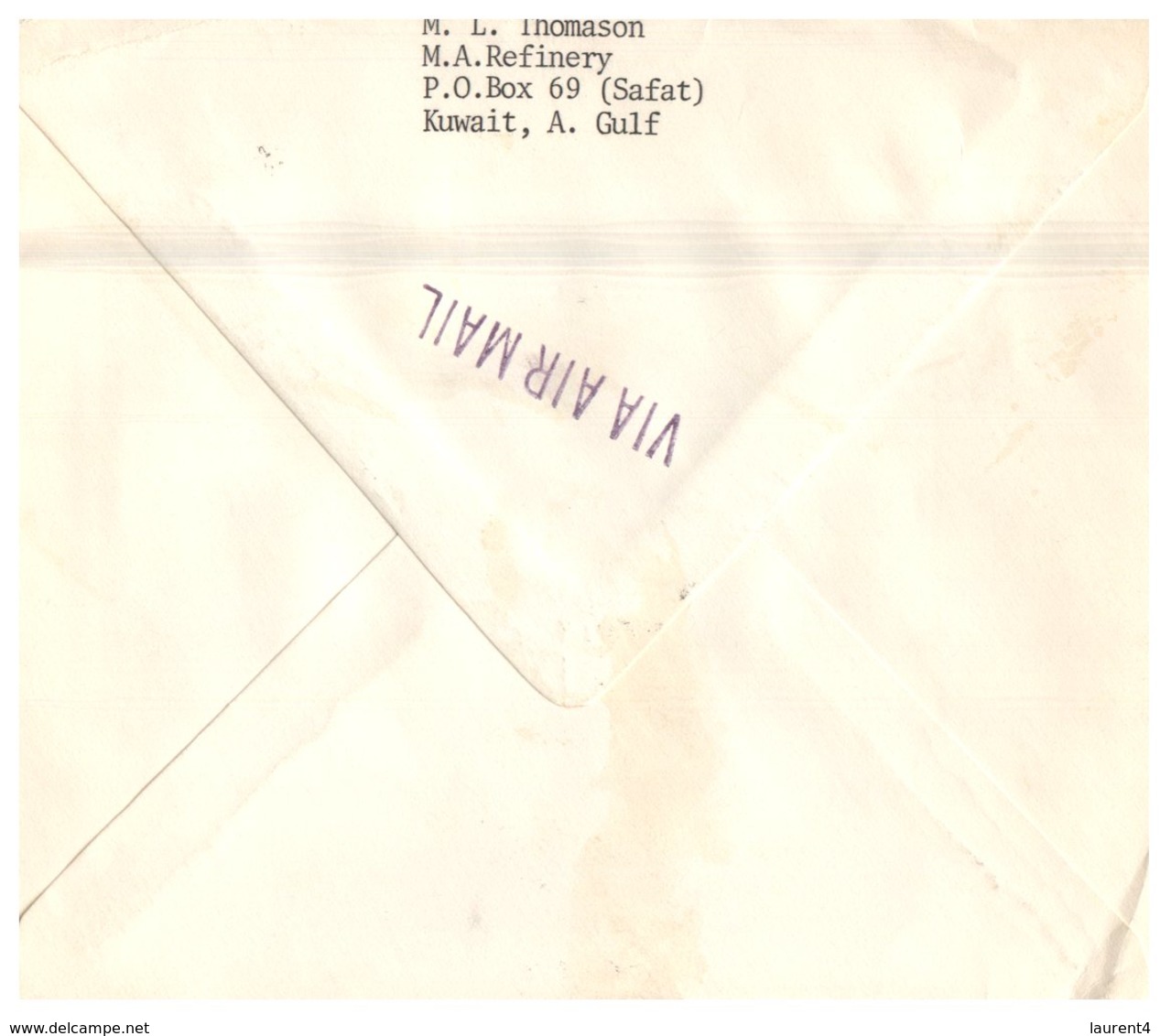 (888) Kowait Commercial Cover Posted To Australia Letter - Via Air Mail - Kuwait