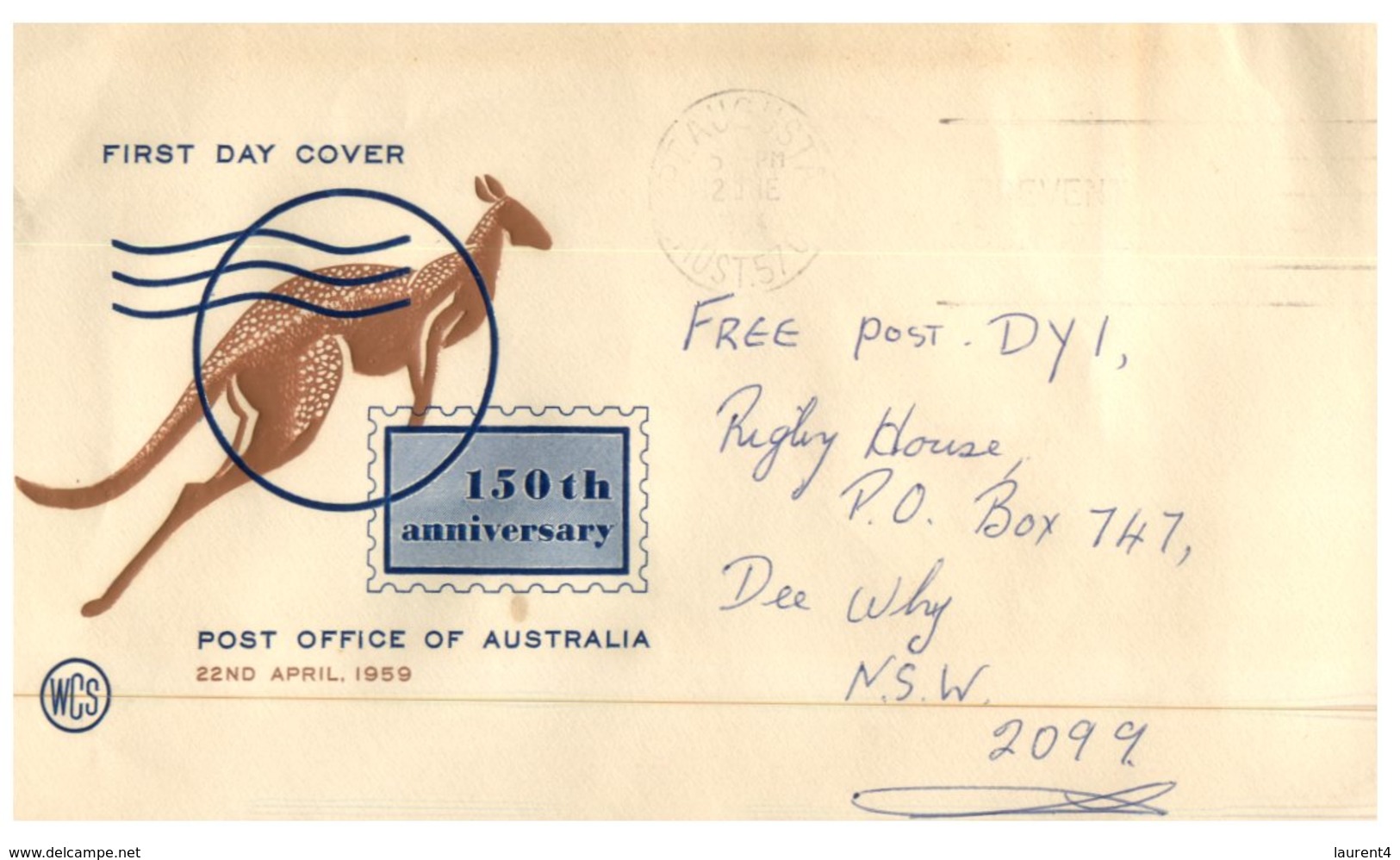 (888) Australia FDC Envelope - With No Stamp - Written FREE POST DYI ? - Altri & Non Classificati