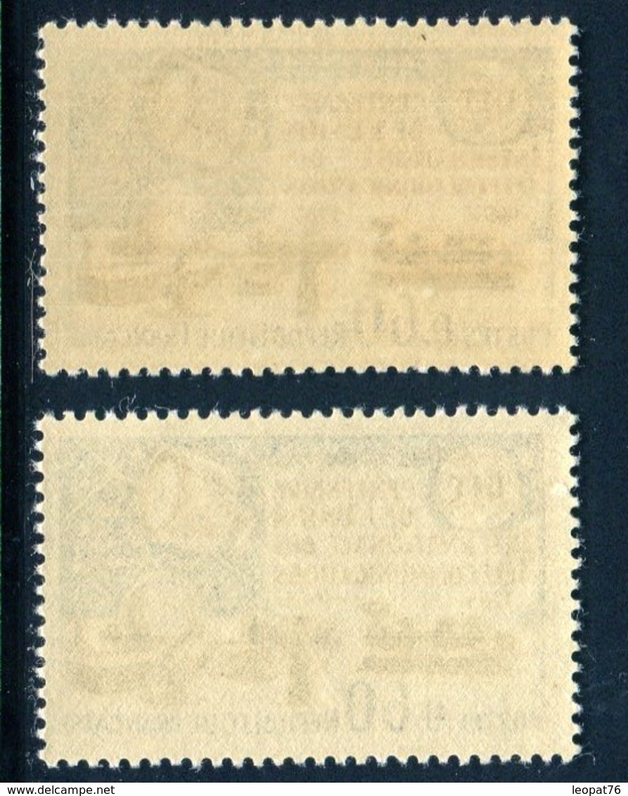 France - N° 1454 - 1 Exemplaire Satellite Et Planète Bleutés + 1 Normal En Brun , Neufs ** - Ref VJ58 - Unused Stamps