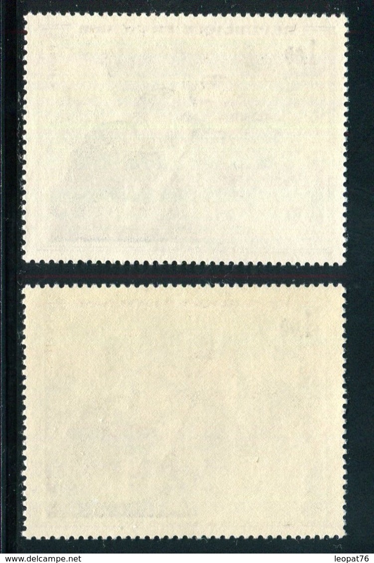 France - N° 1494 - 1 Exemplaire Ceinture Bleutée + 1 Normal En Brun , Neufs ** - Ref VJ68 - Unused Stamps