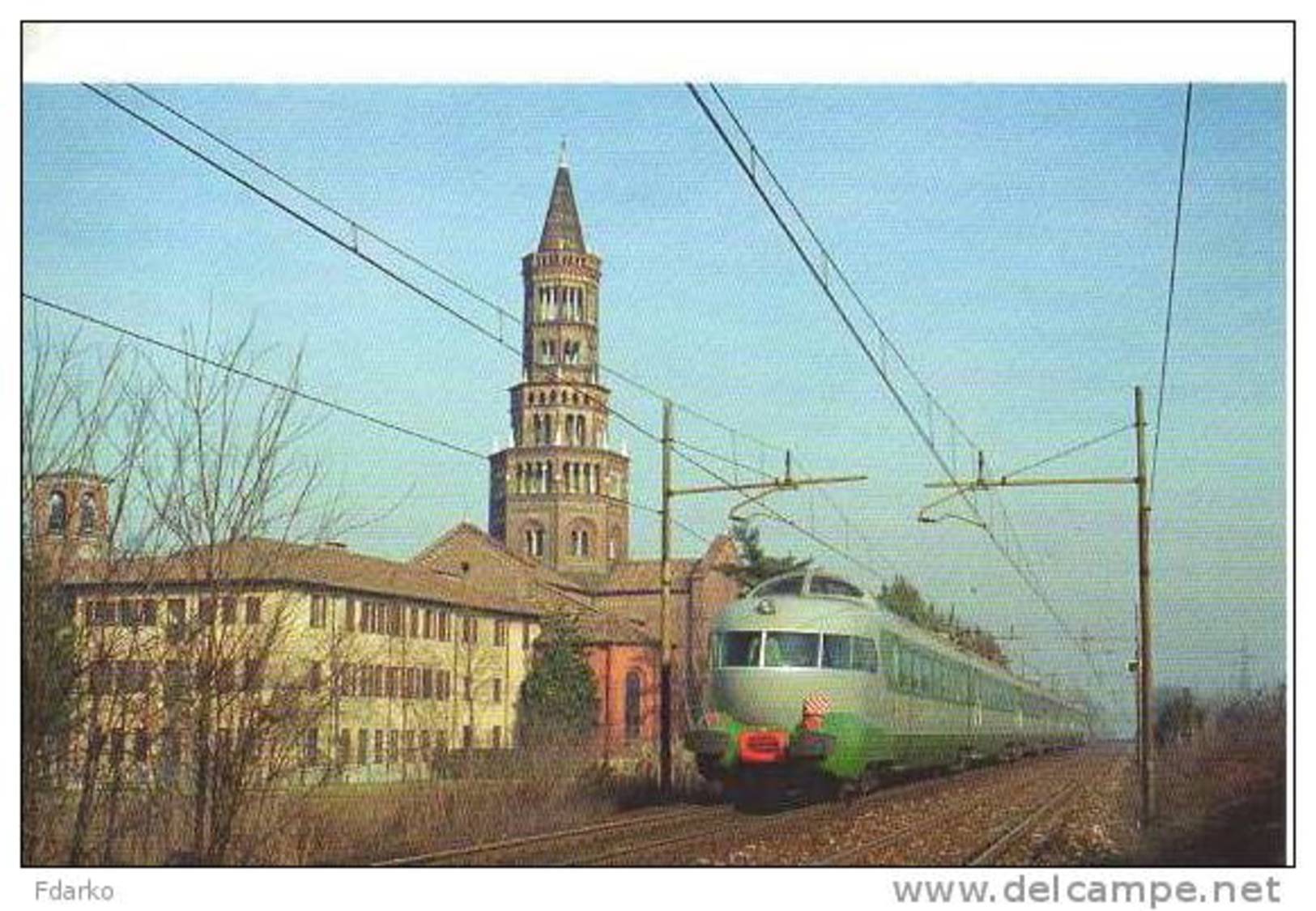 8m Treno Elettrotreno FS ETR 302 Treno Settebello Rairoad Locate Triulzio Treain Railweys Treni - Treinen