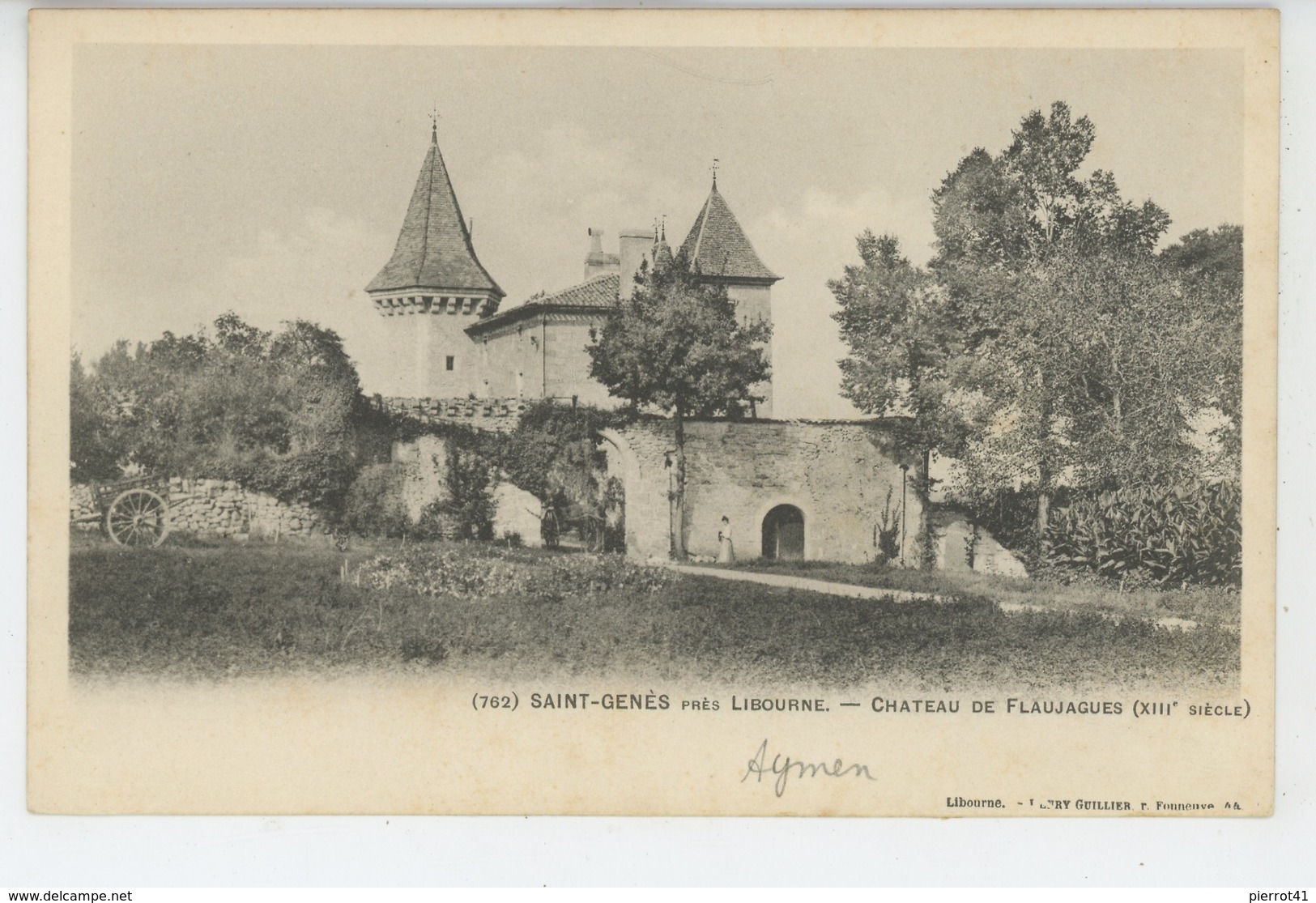 SAINT GENÈS Près LIBOURNE - Château De FLAUJAGUES - Autres & Non Classés