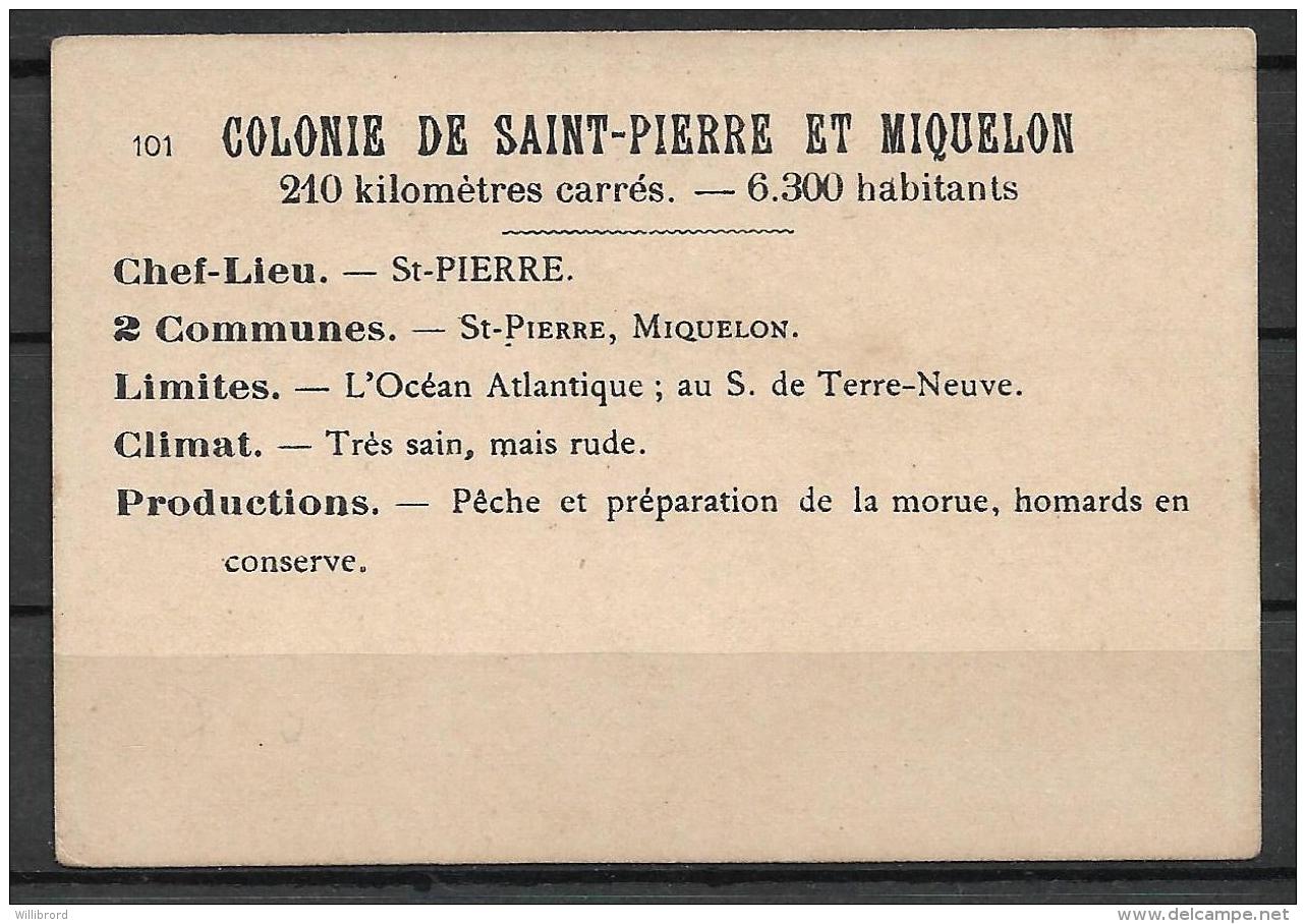 Saint-Pierre Et Miquelon -  2 Different Old SPM Information Cards From The Librairie Hachette In Paris - Saint-Pierre-et-Miquelon