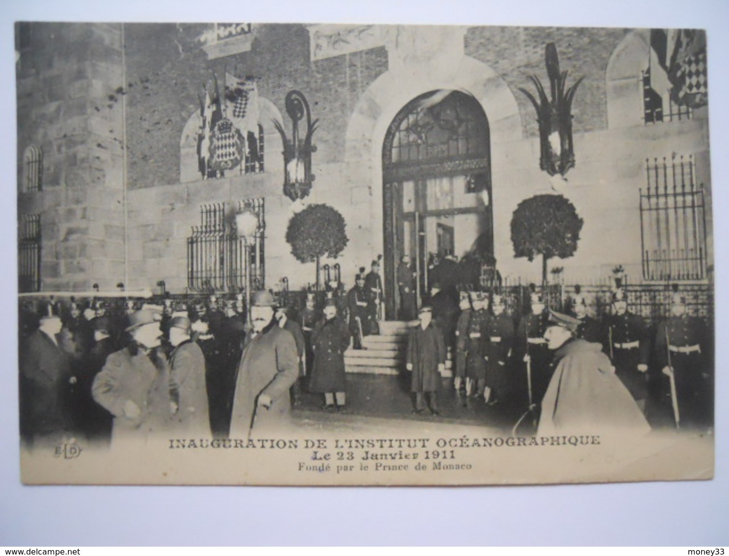 Monaco  Inauguration De L'institut Océanographique Le 23 Janvier 1911 - Musée Océanographique