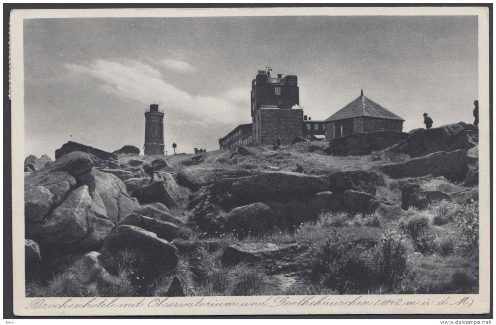 "Brocken", Hotel, 1934 Gelaufen - Sonstige & Ohne Zuordnung