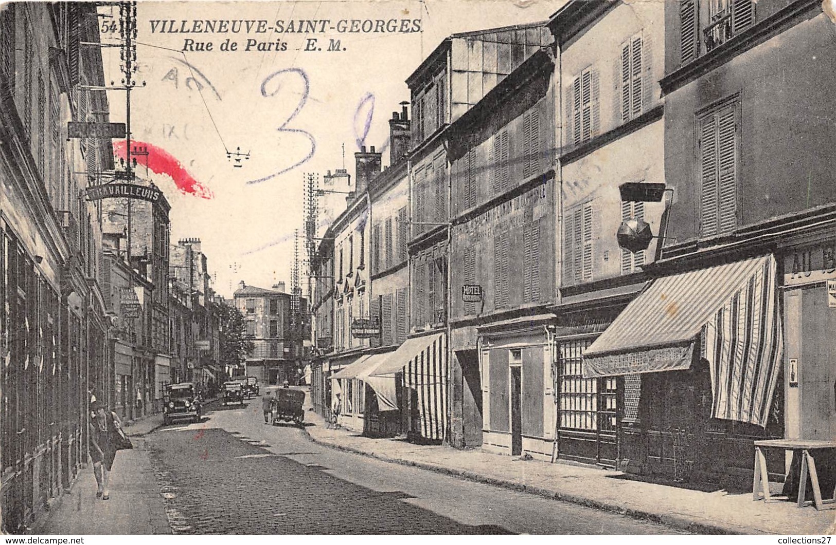 94-VILLENEUVE-SAINT-GEORGES- RUE DE PARIS - Villeneuve Saint Georges