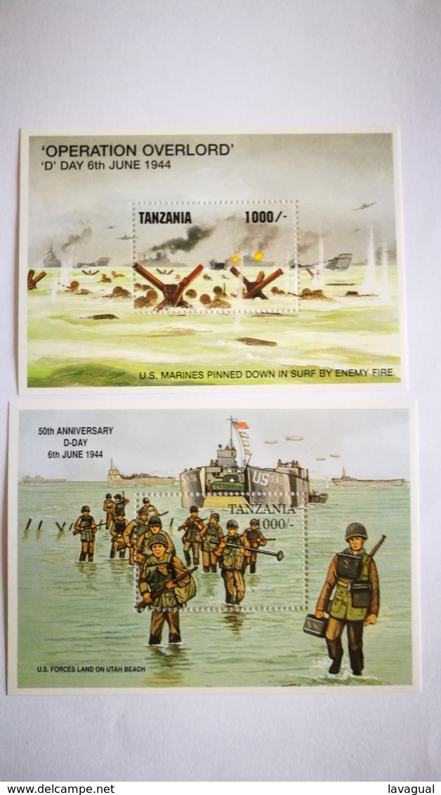Bloc "débarquement De La 2em Guerre" +overlord + Navire - WW2
