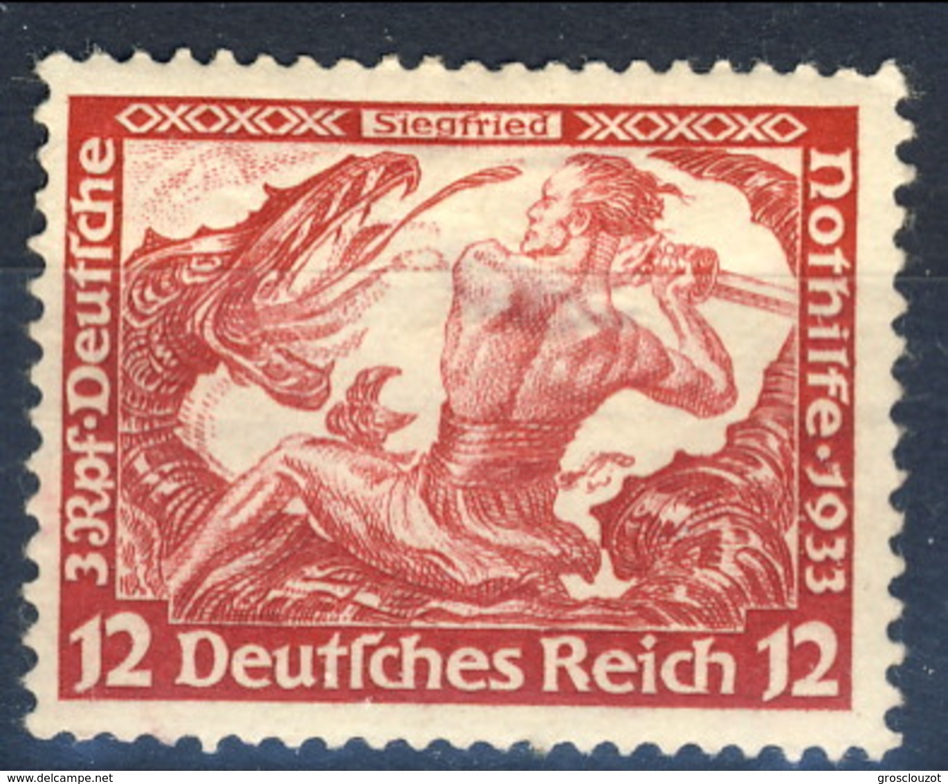 Germania Terzo Reich 1933 UN Serie N. 475 MH Cat € 30 - Nuovi