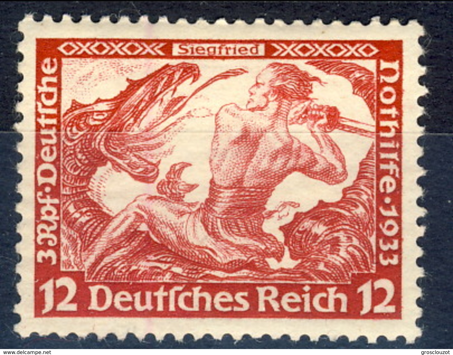 Germania Terzo Reich 1933 UN Serie N. 475 MH Cat € 30 - Nuovi