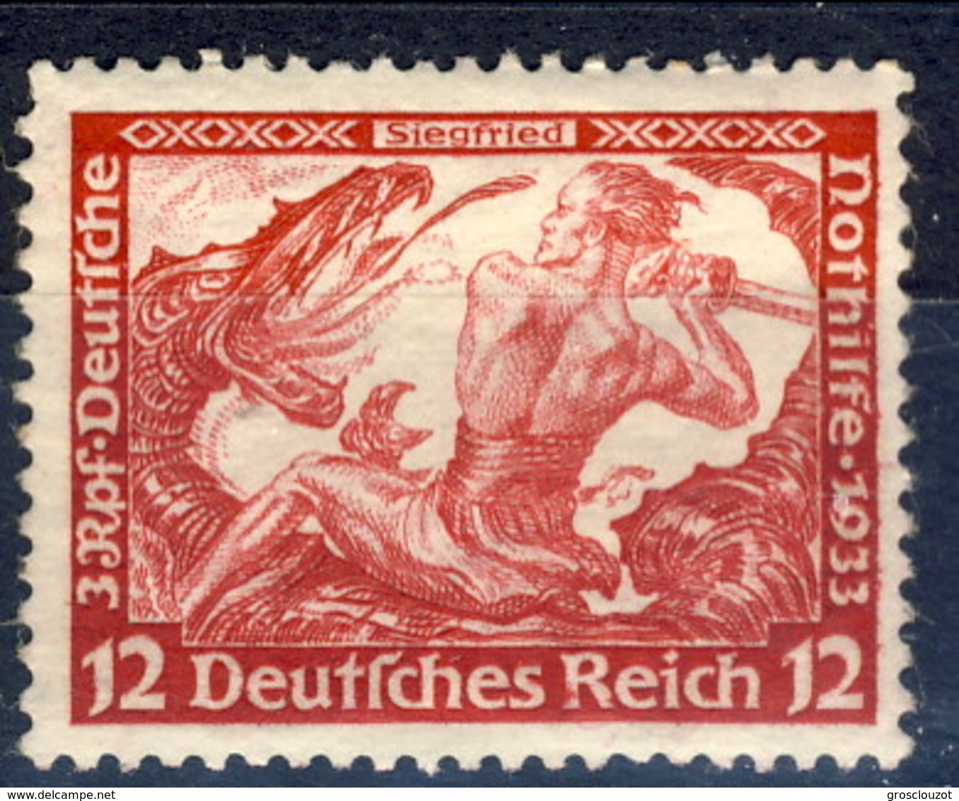 Germania Terzo Reich 1933 UN Serie N. 475 MH Cat € 30 - Nuovi