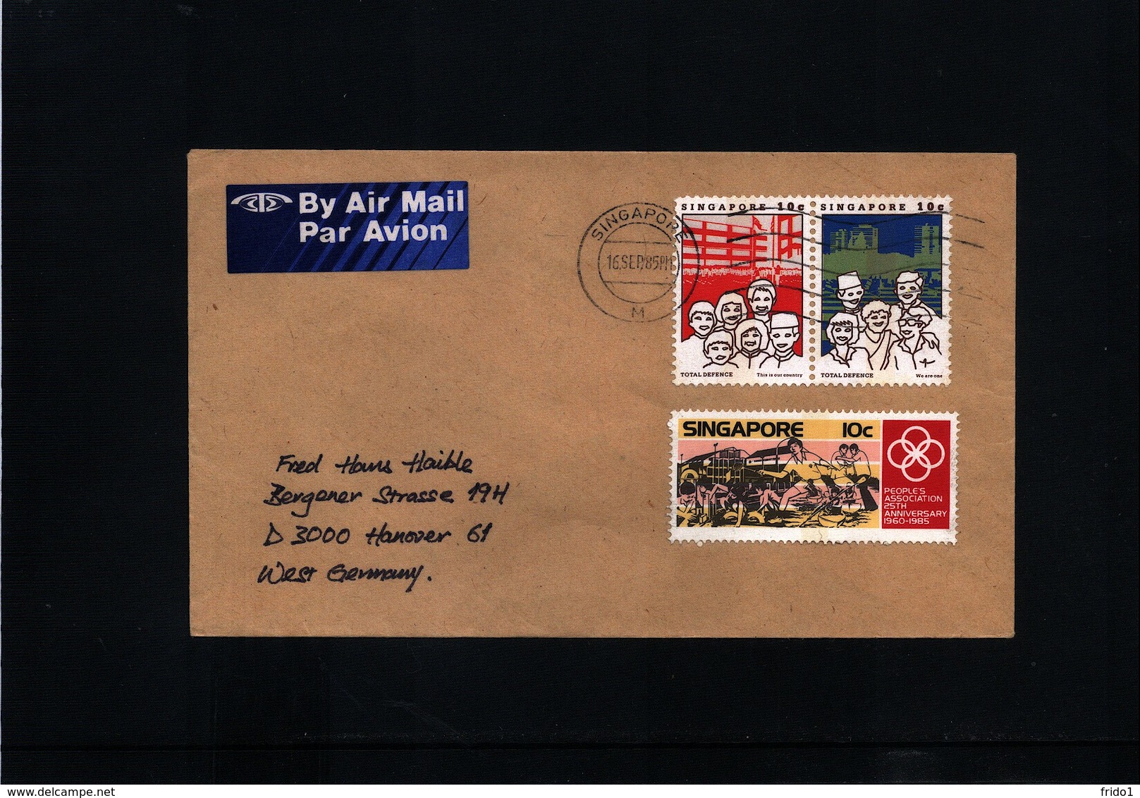 Singapore Interesting Airmail Letter - Singapore (1959-...)