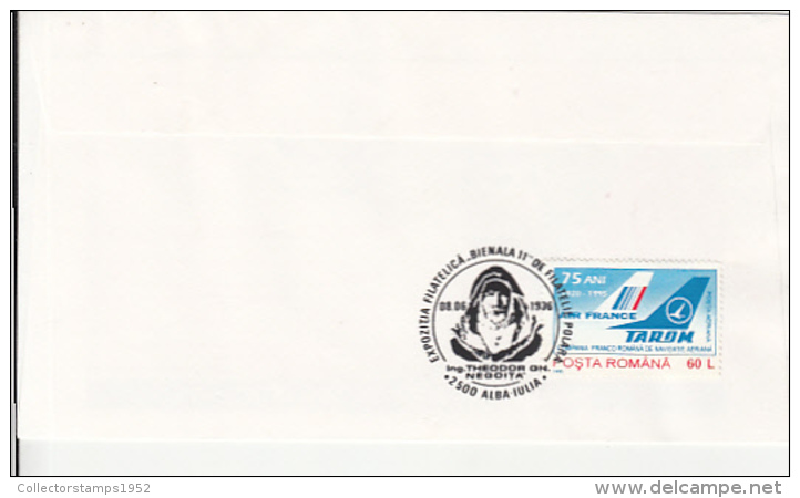70637- THEODOR NEGOITA, FIRST ROMANIAN AT NORTH POLE, ANTARCTIC EXPEDITION, SPECIAL COVER, 1995, ROMANIA - Arctische Expedities